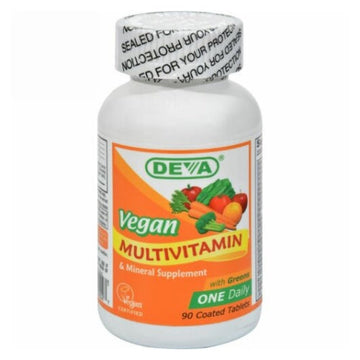 Vegan, Multivitamin Iron Free 90 Tab By Deva Vegan Vitamins