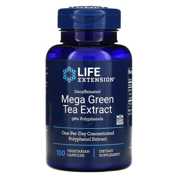 Life Extension, Mega Green Tea Extract, 100 Vegetarian Capsules