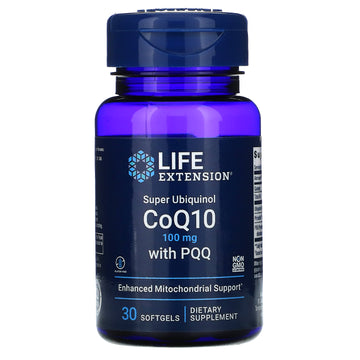 Life Extension, Super Ubiquinol CoQ10 100 mg, PQQ 10 mg Softgels