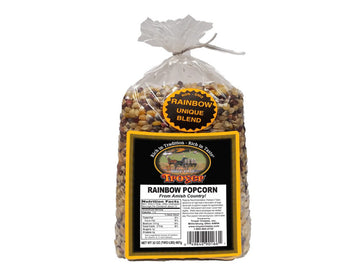 Troyer Amish Gluten Free, Non GMO Tender Rainbow Kernel Popcorn - Bag