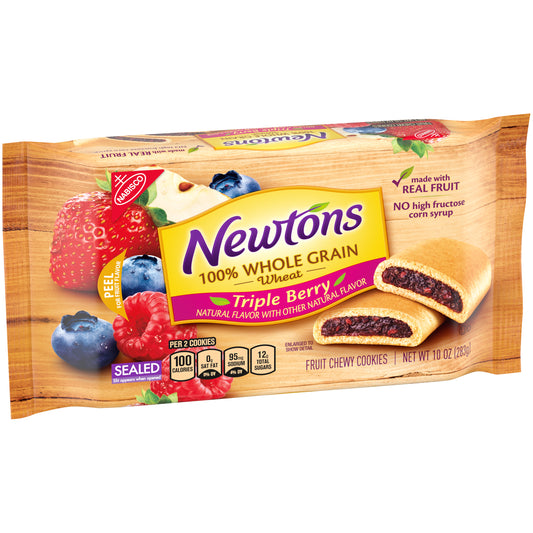 Newtons Soft & Fruit Chewy Triple Berry Fruit Cookies, Pack