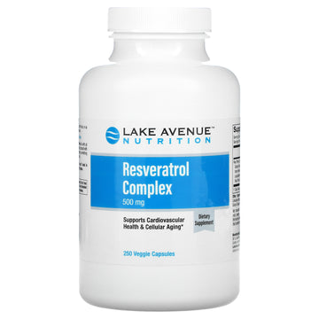 Lake Avenue Nutrition, Resveratrol Complex, 500 Mg Veggie Capsules