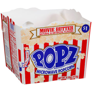 Popz Movie Butter Microwave Popcorn