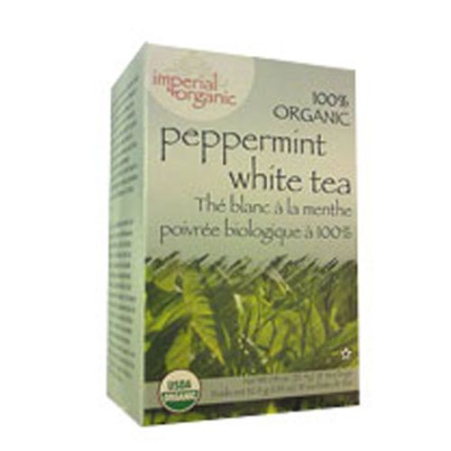 Imperial Organic Tea Peppermint White 18 CT By Uncle Lees Te
