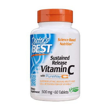 Sustained Release Vitamin C with PureWay-C 60 Tabs By Doctors Best