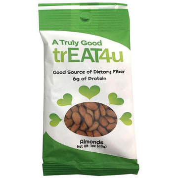 Product Of Treat4U Raw Almonds (24 Pk.) - For Vending Machine, Schools , parties, Retail Stores