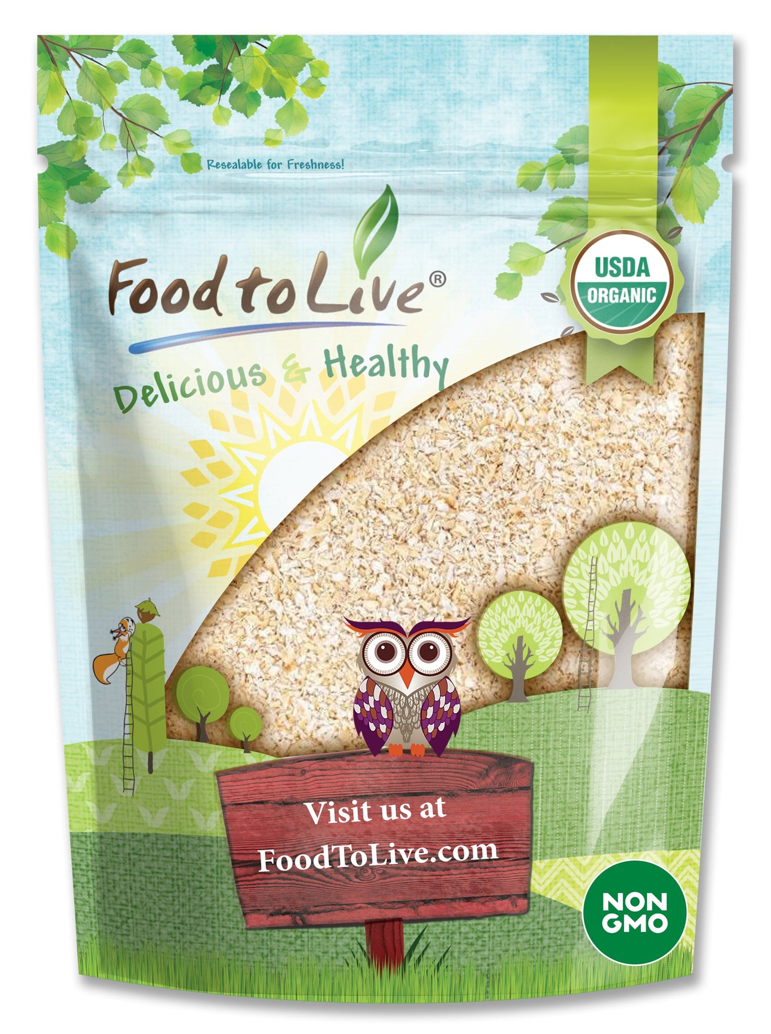 Food to Live, Hot Cereal, Organic, Oat
