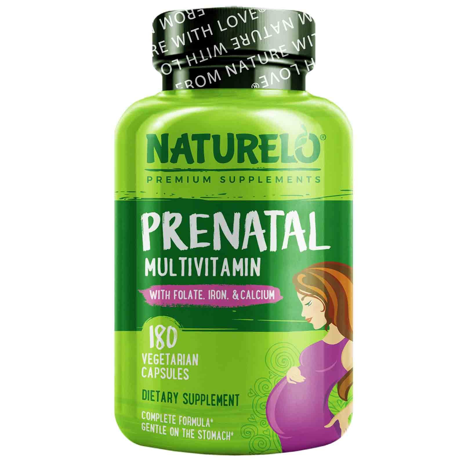 NATURELO, Prenatal Multivitamin, Vegetarian Capsules