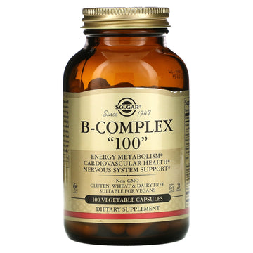 Solgar, B-Complex "100", Vegetable Capsules