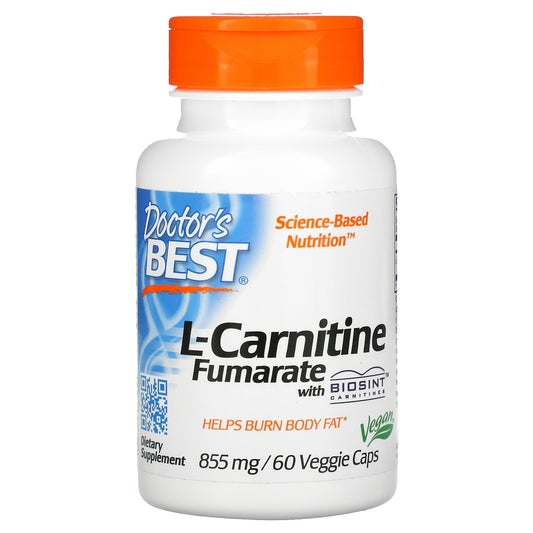 Doctor's Best, L-Carnitine Fumarate with Biosint Carnitines, 855 mg