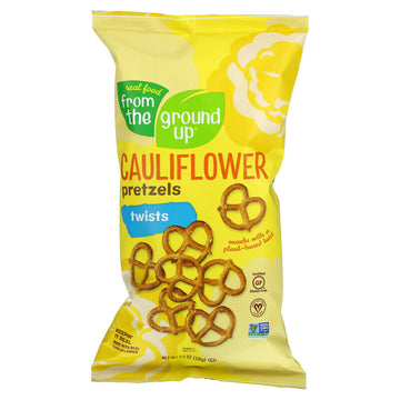 From The Ground Up, Cauliflower Pretzels, Twists,  Pack of 3