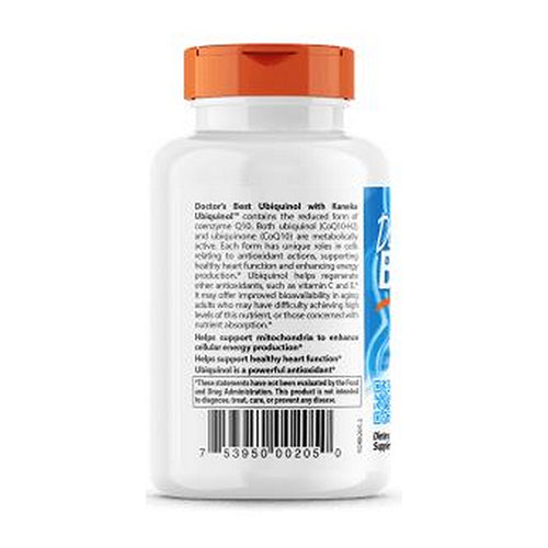 Ubiquinol with Kaneka Ubiquinol 60 Softgels By Doctors Best