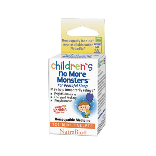 No More Monsters Banana 125 Tabs By Herbs For Kids