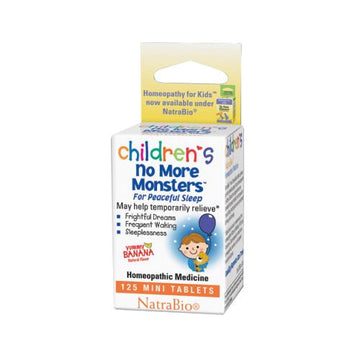 No More Monsters Banana 125 Tabs By Herbs For Kids