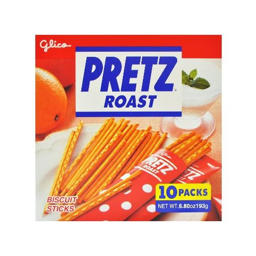 Glico Pretz Roasted Stick, 10 Ct