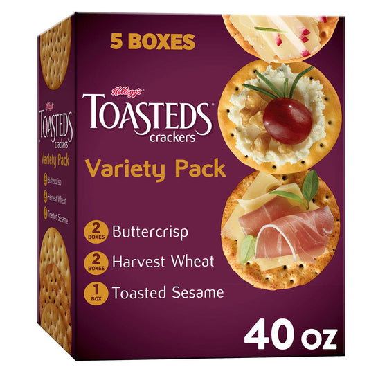 Keebler Toasteds Crackers Variety Pack (5 pk.)