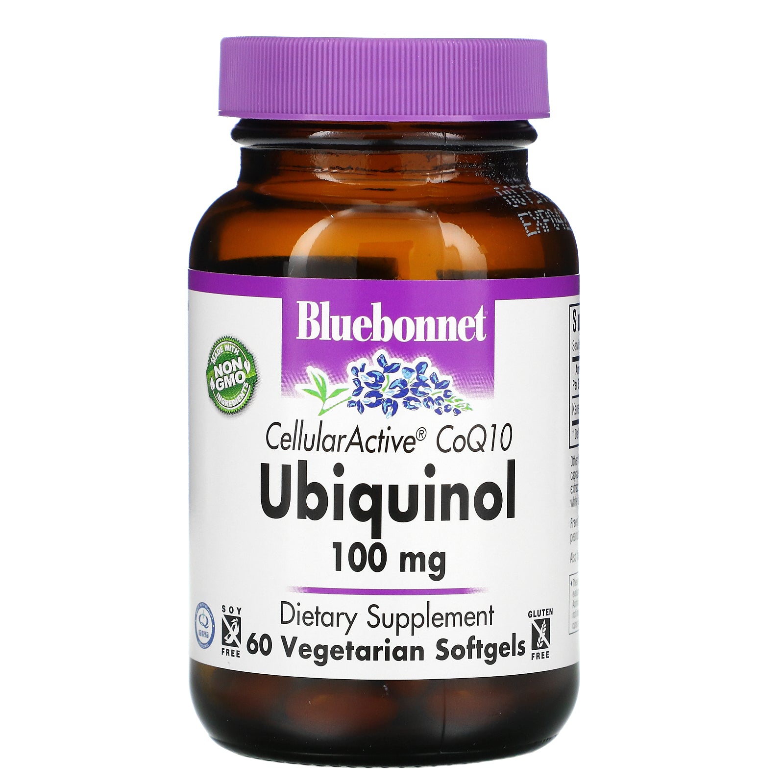 Bluebonnet Nutrition, Cellularactive Coq10, Ubiquinol, 100 Mg Vegetarian Softgels