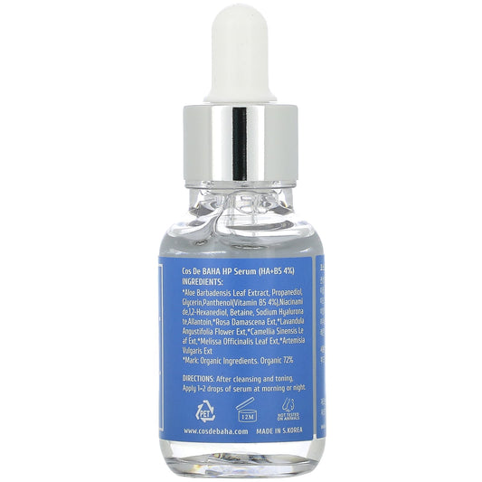 Cos De BAHA, HP, Hyaluronic Acid B5 (D-Panthenol) Serum (30 ml)