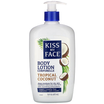 Kiss My Face, Body Lotion, Vegan, Tropical Coconut (473 ml)