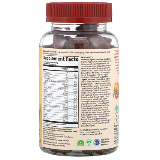 Garden Of Life, Mykind Organics, Kids Multi Vegan Gummy Bears