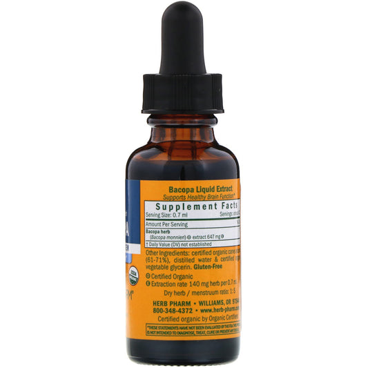 Herb Pharm, Bacopa, (30 ml)