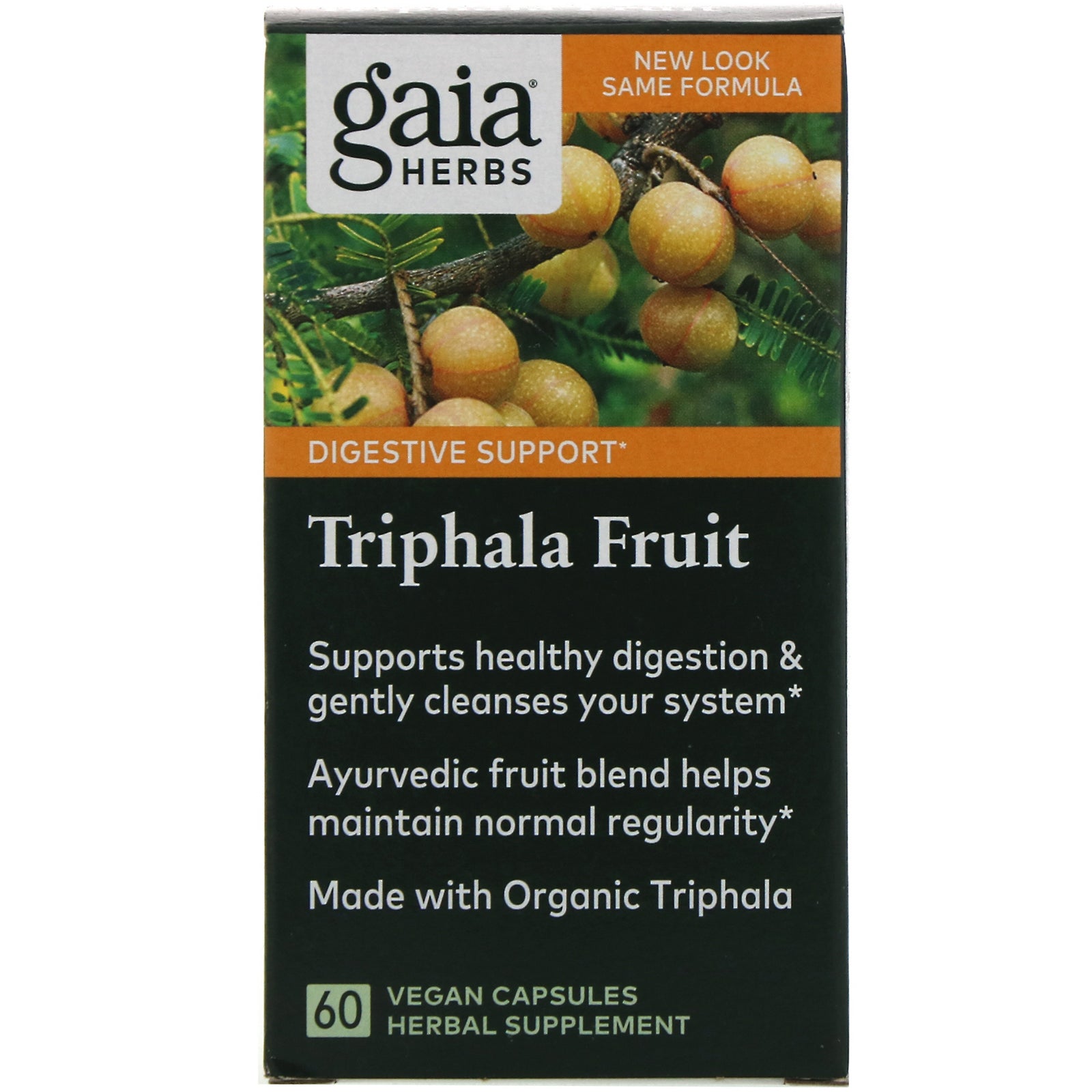 Gaia Herbs, Triphala Fruit Vegan Capsules