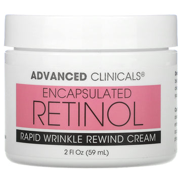 Advanced Clinicals, Encapsulated Retinol, Rapid Wrinkle Rewind Cream(59 ml)