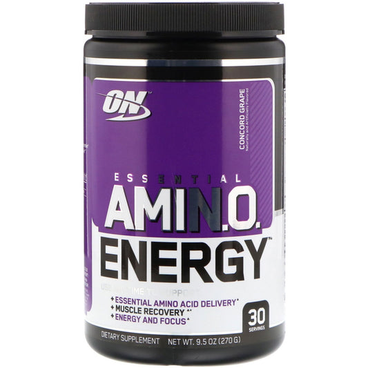 Optimum Nutrition, ESSENTIAL AMIN.O. ENERGY, Concord Grape