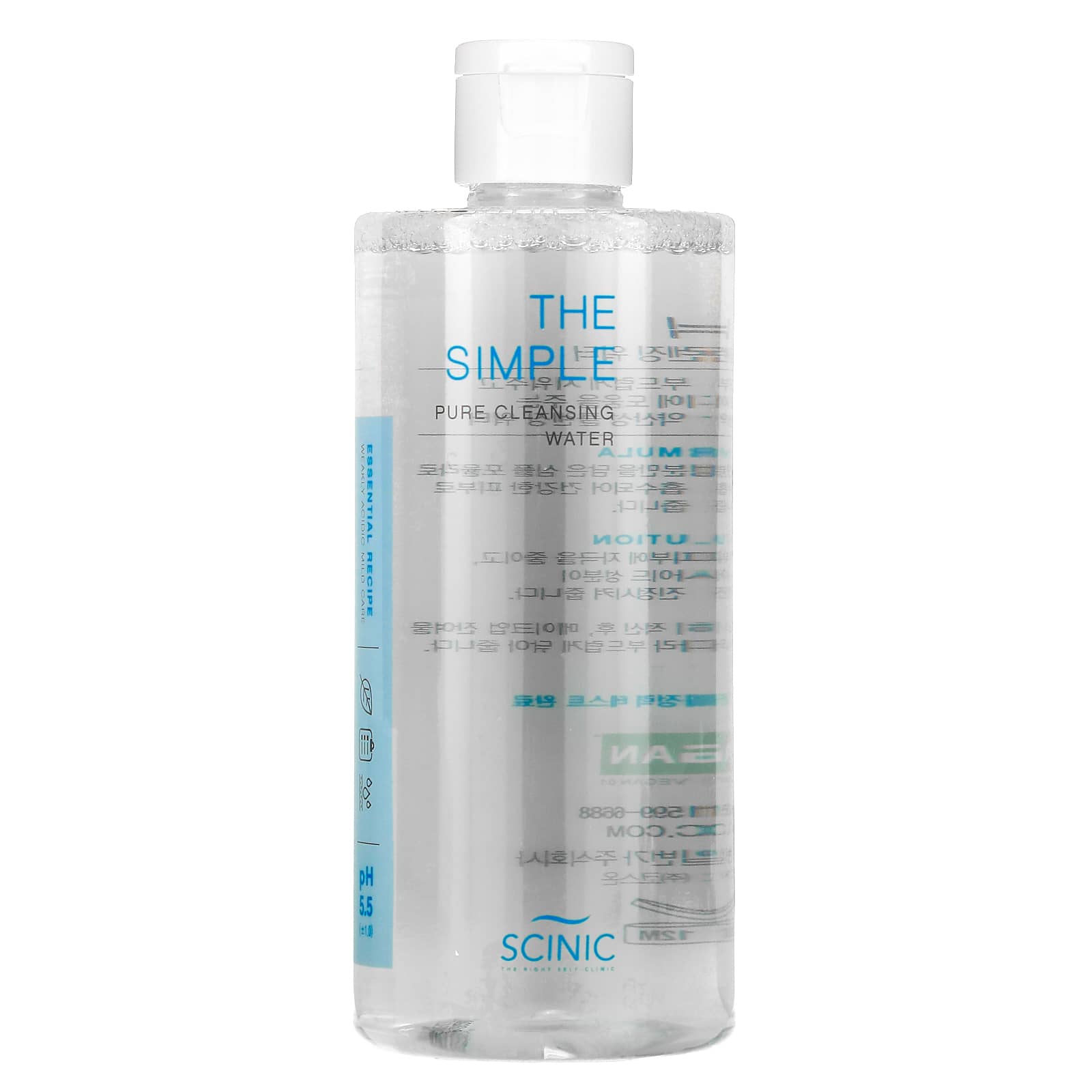 Scinic, The Simple Pure Cleansing Water, pH 5.5 (300 ml)