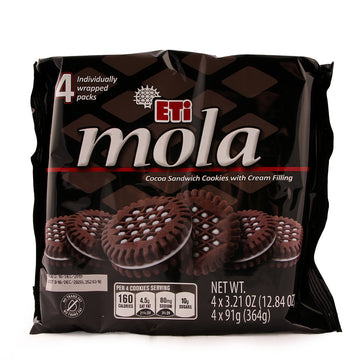 Eti Mola Cocoa Sandwich Cookies With Cream Filling