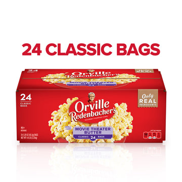 Orville Redenbacher's Movie Theater Butter Microwave Popcorn, 24 Ct