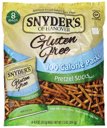 Snyders of Hanover Gluten Free 100 Calorie Pretzel Sticks,  -- 6 per case