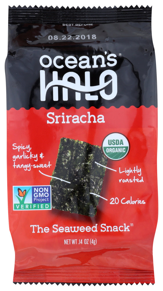 Ocean'S Halo Seaweed Sriracha Snack