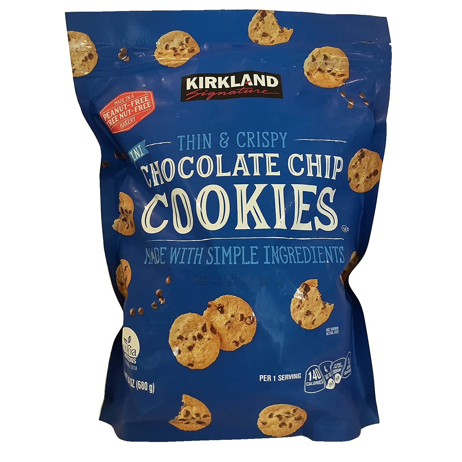 Kirkland Signature Thin & Crispy Mini Chocolate Chip Cookies