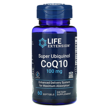 Life Extension, Super Ubiquinol CoQ10, 100 mg Softgels