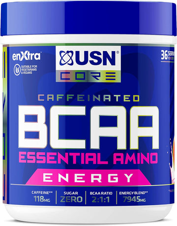 USN Bcaa Power Punch Pls Energy, Amino Acid Energy Blend With Caffeine490 Grams