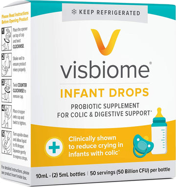 Visbiome? Infant Drops, Probiotic Supplement for Colic & Digestive Sup