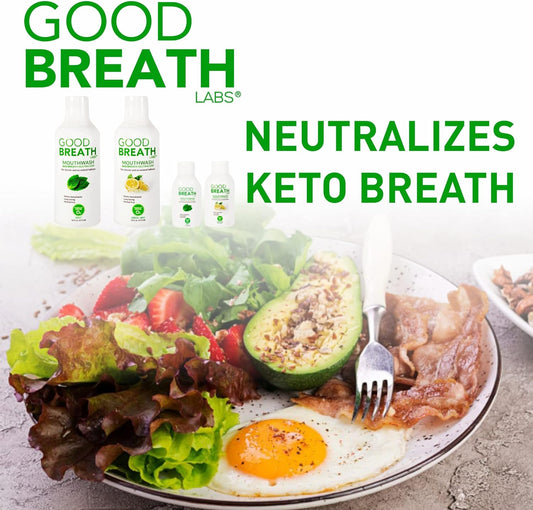 Goodbreath Labs Mouthwash | New one Technology Specialized in Chronic Halitosis | Mouth Rinse Alcohol Free | Bad Breath Neutralizer | Mint avor Oral Rinse for Gum Disease ((2 Pack) 16 )