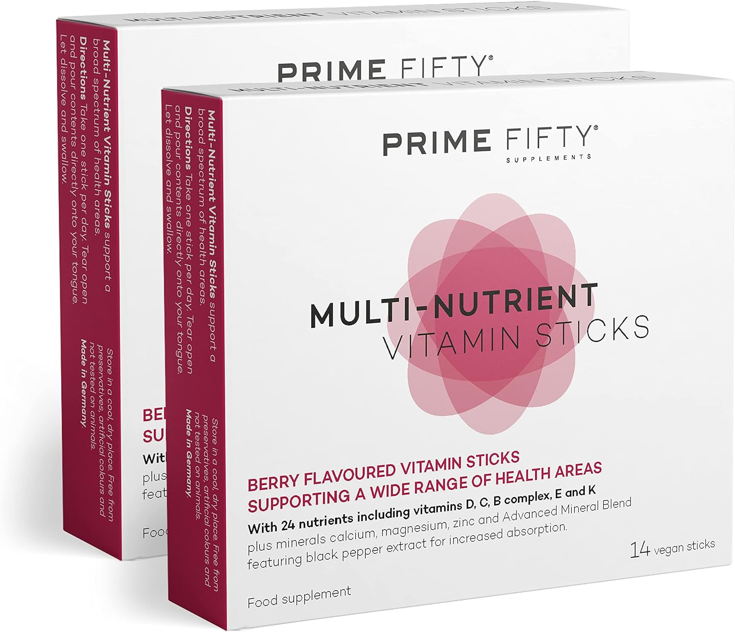 Prime Fifty Multi-Nutrient Supplement Drink ? 24 Multivitamins & Miner66 Grams