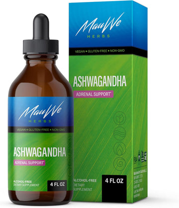 MAUWE HERBS Ashwagandha Root Tincture - Ashwagandha Liquid Extract Sup