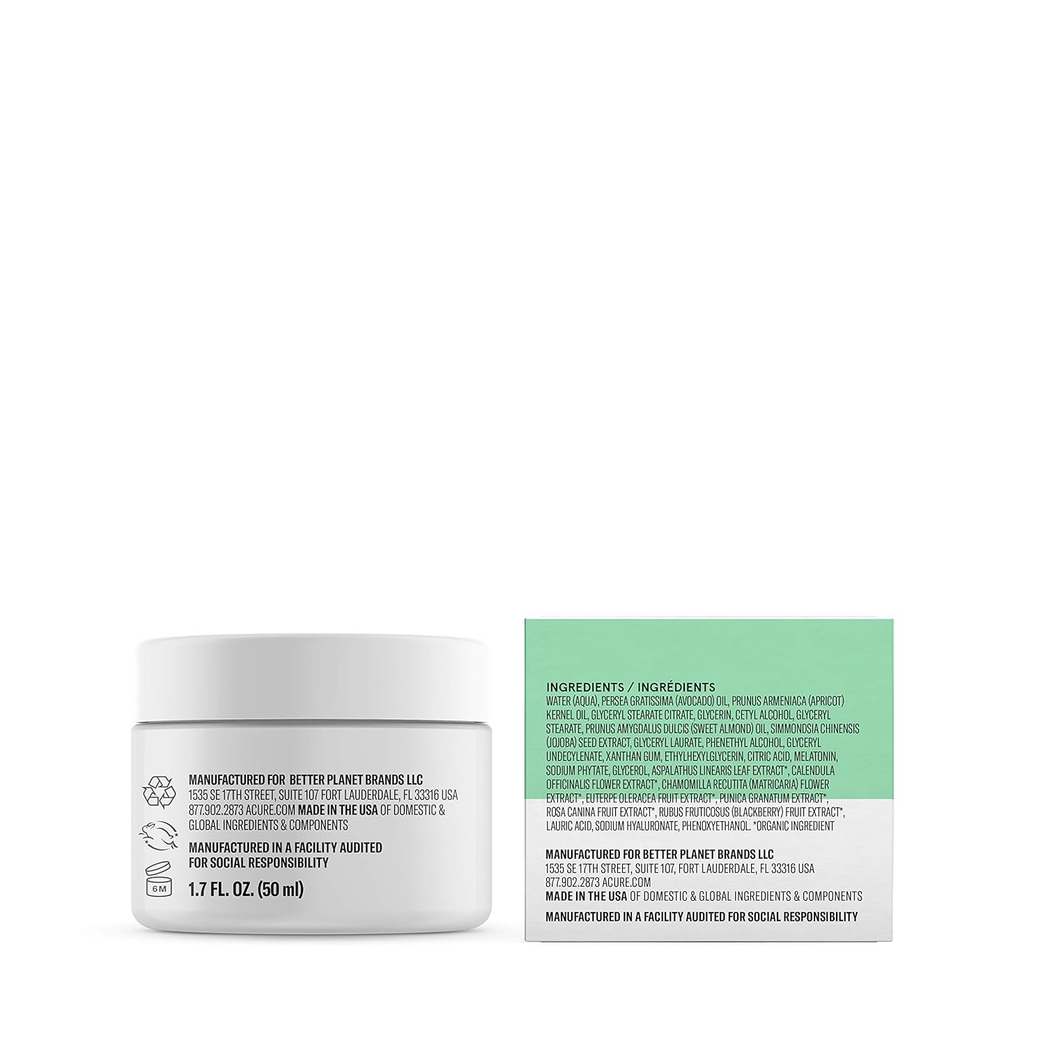 Esupli.com Acure Ultra Hydrating Overnight Dream Cream, 100% Vegan, Int