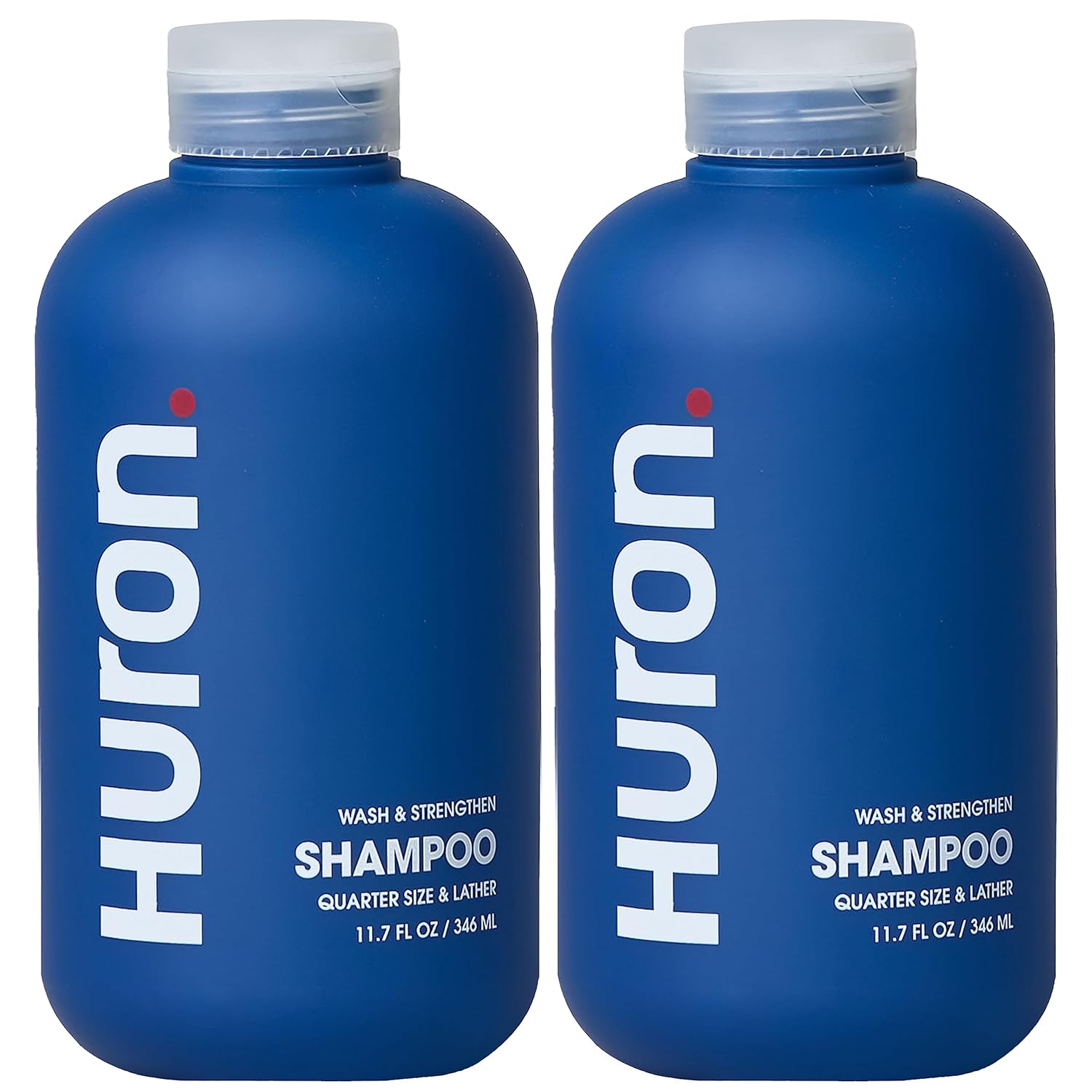 Huron Men's Shampoo - Mens Daily Shampoo for Full & Strong Hair- Nourishing Shampoo for Men's Hair with Argan Oil & Vitamins E and B5-11.7 (2 Pack)
