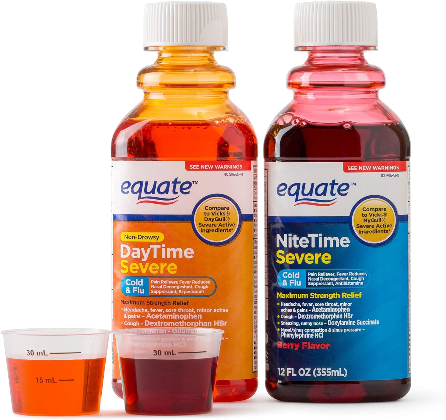 Equate Daytime Severe and NiteTime Severe Cold/Flu Relief, 1