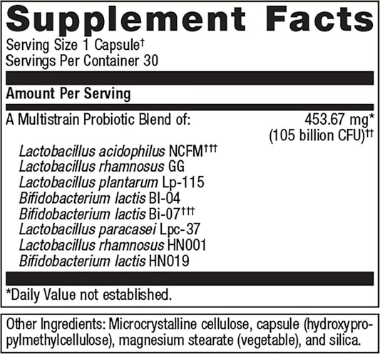 Metagenics UltraFlora BiomePro, Daily Multistrain Probiotic Supplement