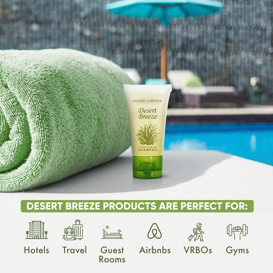 Desert Breeze Shampoo, Travel Size Hotel Toiletries, 1 . ip Cap (Case of 20)