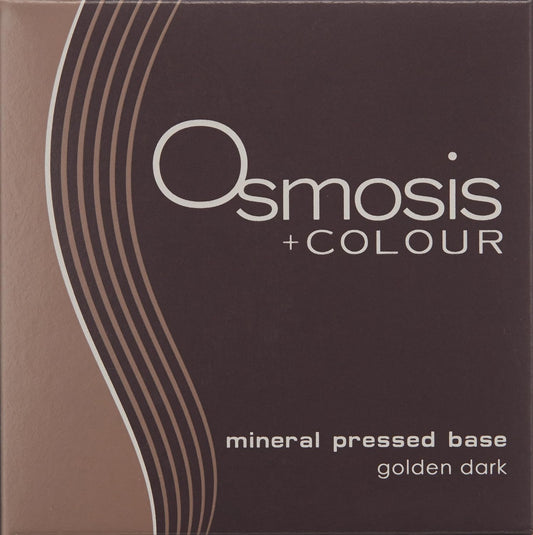 Osmosis Skincare Mineral Pressed Base Foundation, Dark Golden