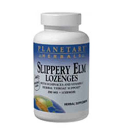 Slippery Elm Lozenge Tangerine Flavor 24 lozenges By Planeta