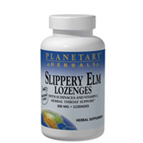 Slippery Elm Lozenge Strawberry Flavor 24 lozenge By Planeta