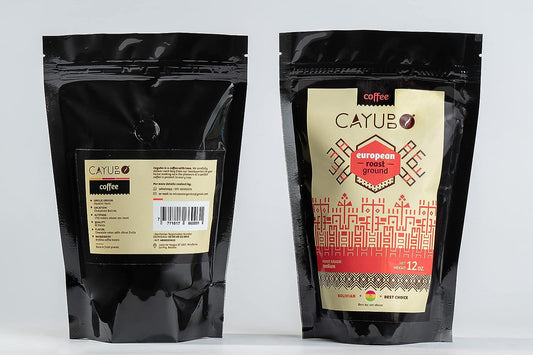 Cayubo Coffee - GROUND - Medium Roast "European", Single Origin, 1750 m.a.s.l, Bolivian Altitude Coffee Beans