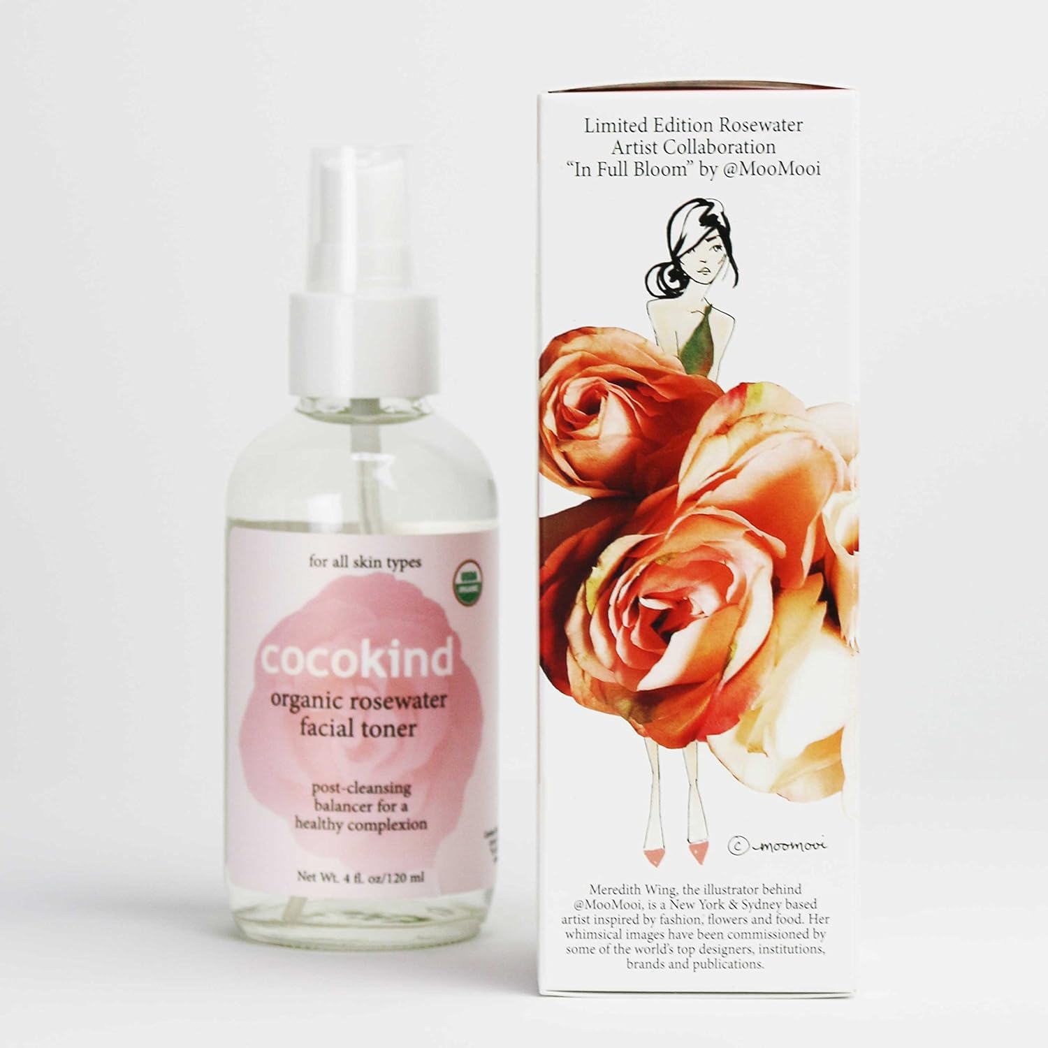 cocokind Organic Rosewater Facial Toner 4 fl.oz